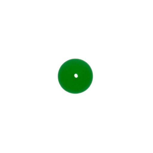 [445101800] Boule de verre Ø10mm couleur jade. Avec trou passant.