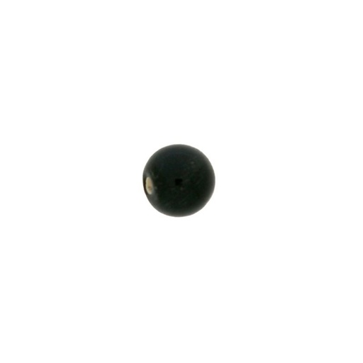 [750770800] Smooth ball Ø8mm black colour. With two holes.