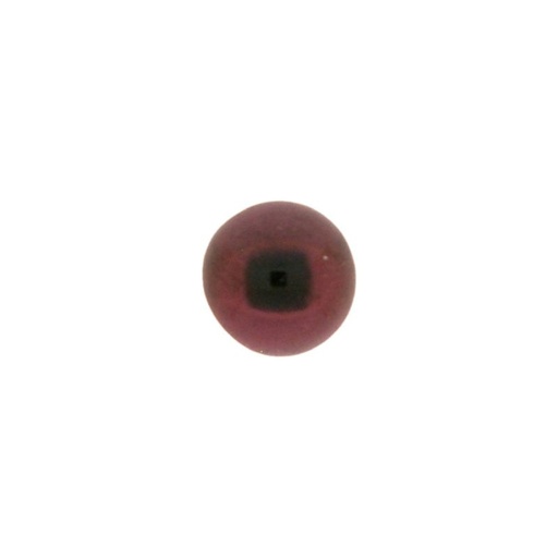 [750131000] Cabochon stone Ø8mm flat base amethyst colour