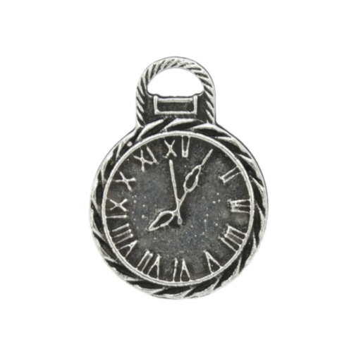 [129110000] Clock pendant 26x19mm