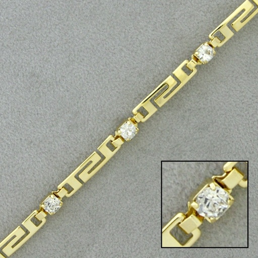 [922720600] Bead brass chain width 4,3mm