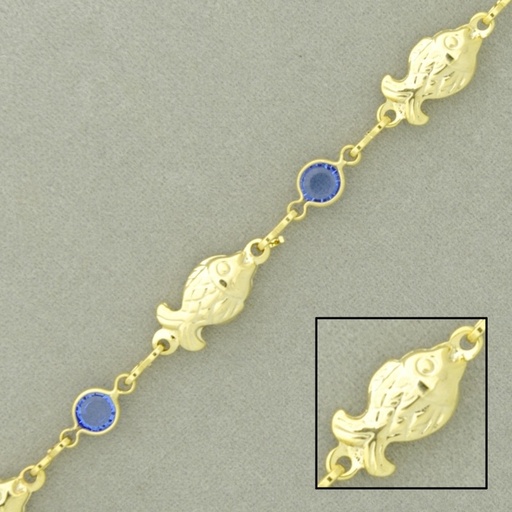 [928580300] Bead brass chain width 6mm