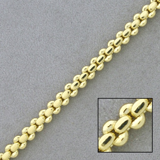 [525780000] Flat brass chain width 5,4mm