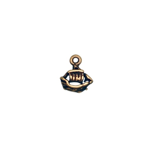 [115640000] Pendentif bateau 12x10mm