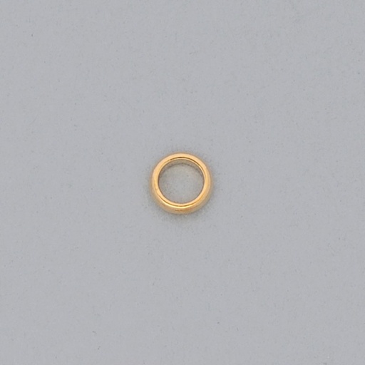 [323900000] Anneau de laiton Ø8x1,5mm forme demie ronde.