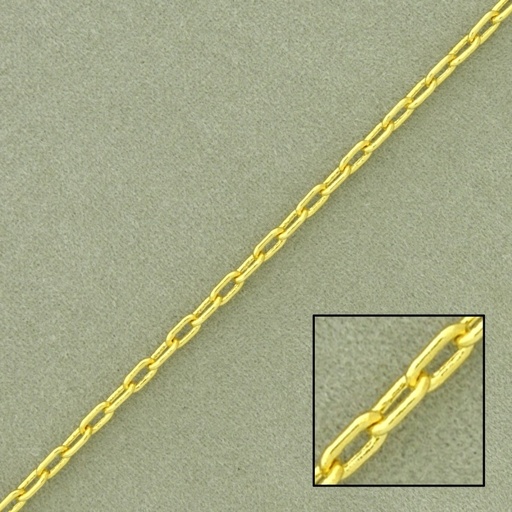 [524530000] Cadena de latón forzada ancho 2,2mm