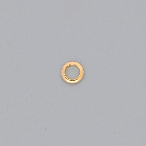 [323970000] Anneau de laiton Ø6x1,3mm forme demie ronde.