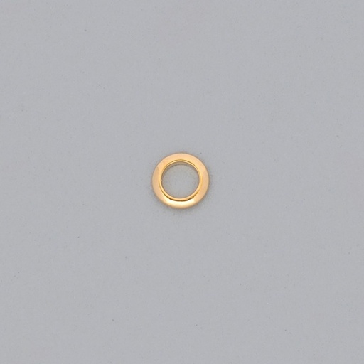 [323970000] Brass ring Ø 6x1,3mm half round shape.