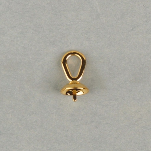 [112520600] Pendant Ø6mm cup, Ø1mm splinter for round pearl Ø8 and 9mm