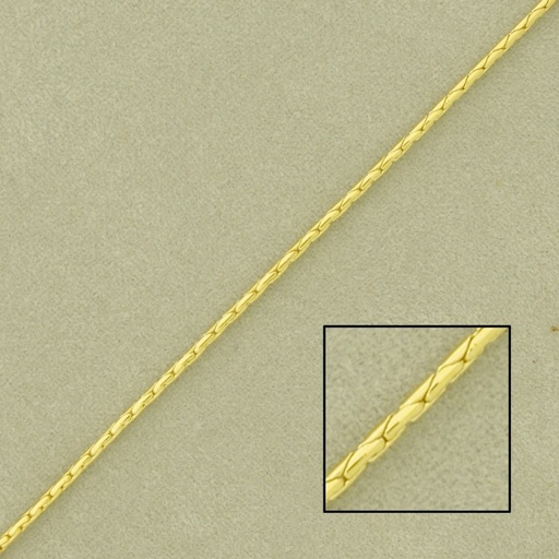 [521690000] Cadena de latón cobra ancho 1mm