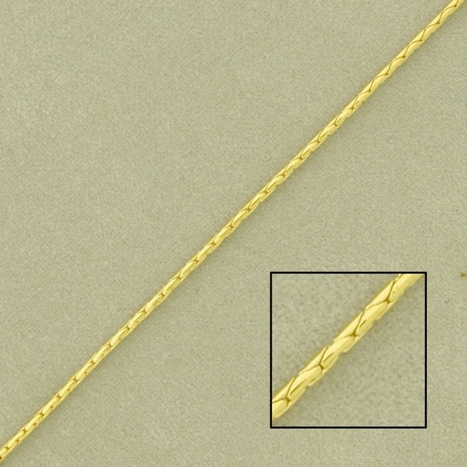 [521690000] Cobra brass chain width 1mm