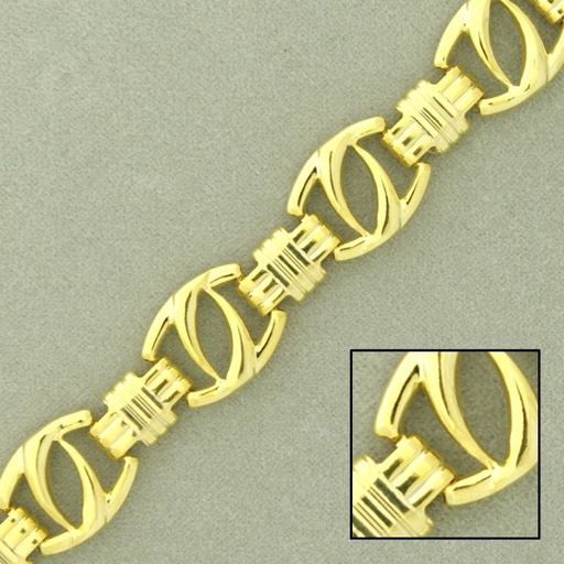 [524760000] Chaîne en laiton largeur 10,1mm