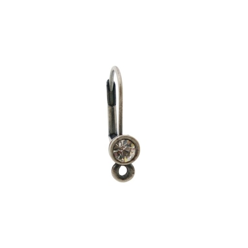 [636000000] Ø 6mm motif leverback earring with loop