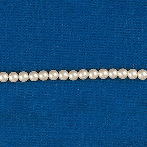 [435360200] Round pearl Ø 2,4mm 2 holes. Aurora borealis colour.