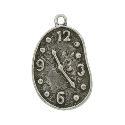 [129300000] Dalà­ clock pendant 27x17mm