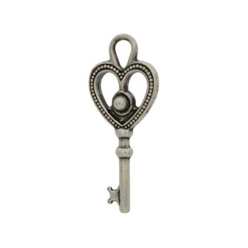 [121220000] Pendentif clef 29x11mm
