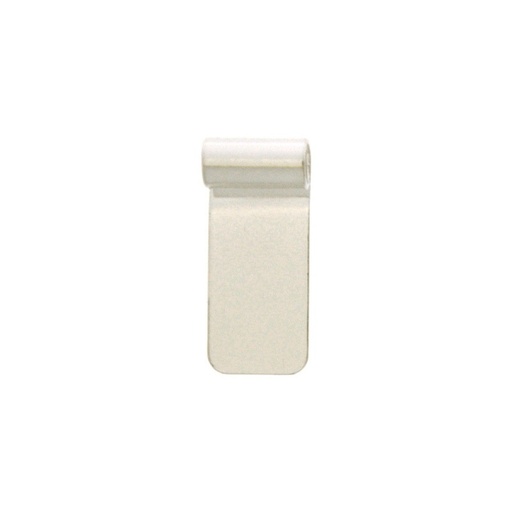 [117770000] Pendentif plat 10x23,5mm pour coller un ornement. Pour chaîne ou lacet Ø3,5mm au maximum.