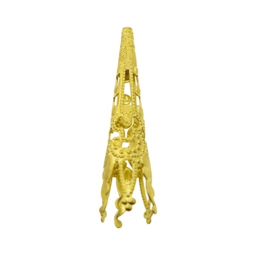 [112610000] Filigree cone 41x10mm with hole Ø1mm