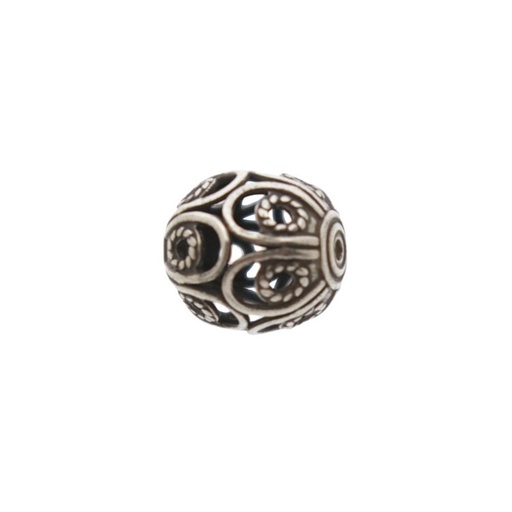 [126280000] Oval bead 12x13mm