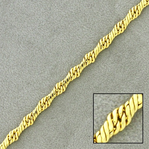 [924730000] Flat brass chain width 4,2mm