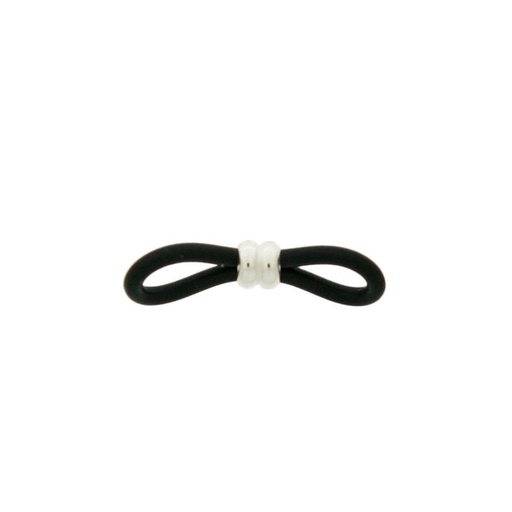 [119992000] Set big rubber for glasses black + brass tube