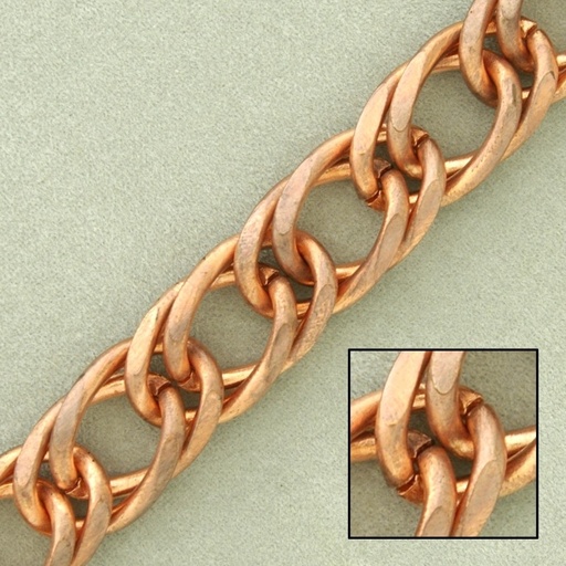 [510180000] Double curb steel chain width 11,8mm