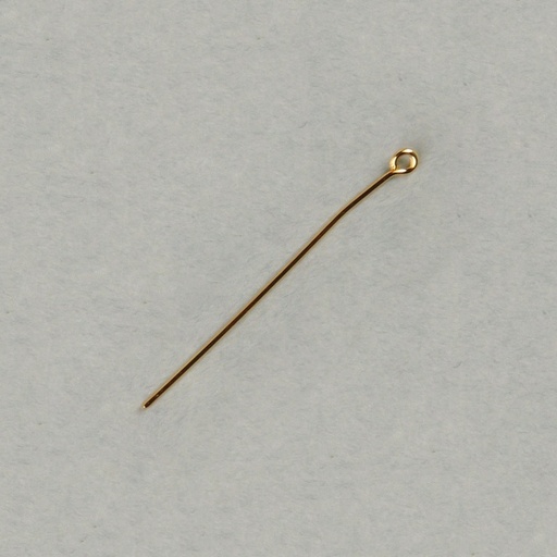[110724000] Clou de laiton 40mm tête ronde. Fil Ø 0,7mm