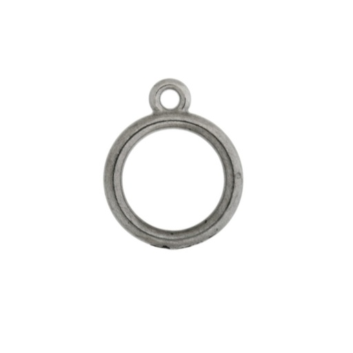 [117919900] Zamak ring Ø 20x3mm with a loop