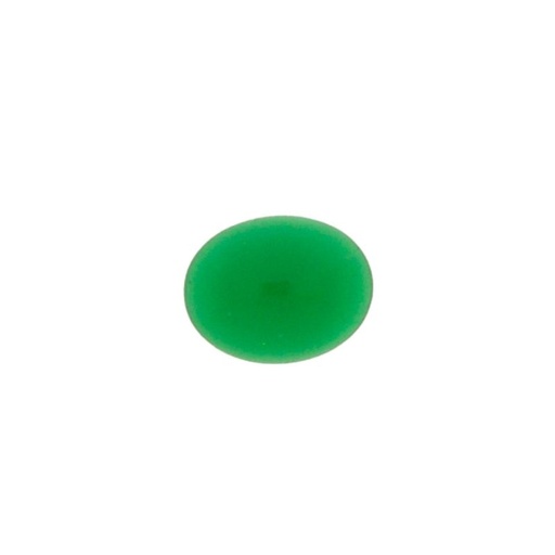 [750090900] Stone oval cabochon 8x10mm flat base chrysopidae colour