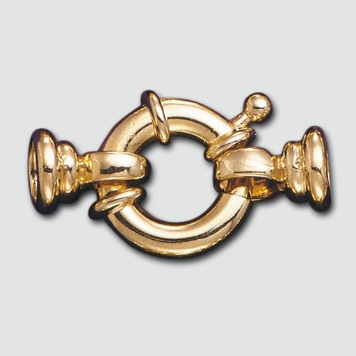 [228031600] Spring ring clasp Ø 16mm + 2 ends to Ø 8mm balls