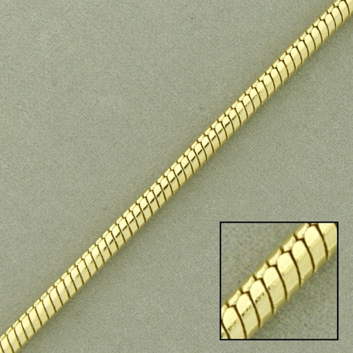 [528910000] Cadena de latón serpiente ancho Ø3,0mm