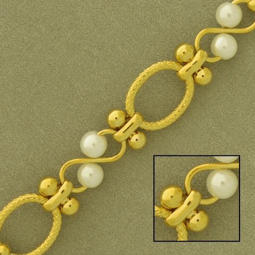 [525270000] Bead brass chain width 11,8mm