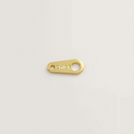 [111650000] End plate 3,5x8mm engraved "CH-18K"