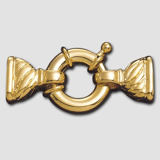 [228081800] Spring ring clasp Ø18mm + 2 ends to Ø6-8mm balls (2-way)