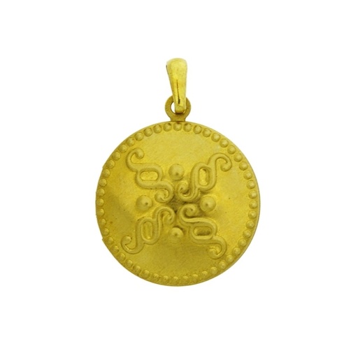 [117330000] Round box pendant 30x22mm