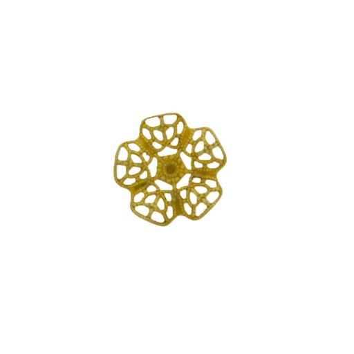 [120840000] Round filigree metal component Ø 15mm