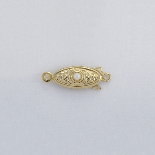 [230070000] Necklace clasp 6x20mm with Ø 2mm pearl