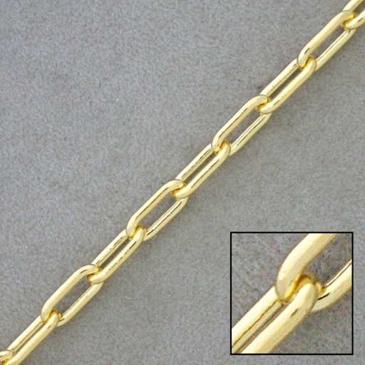 [529191200] Anchor brass chain width 5mm. Link length 11,8mm.