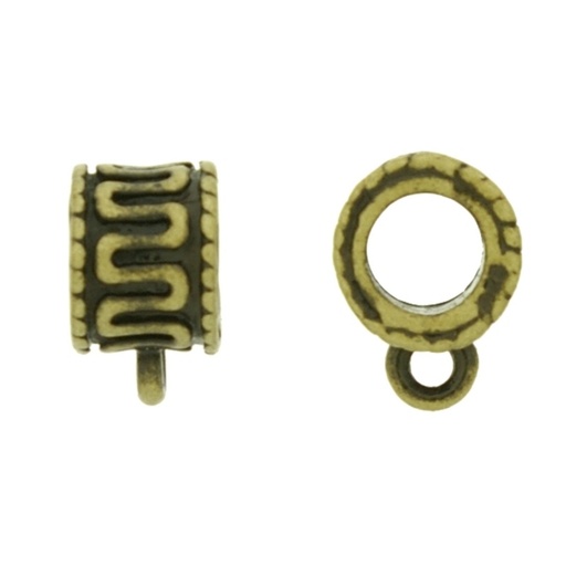 [120360000] Entrepieza 12x7mm con asa. Agujero Ø 5mm