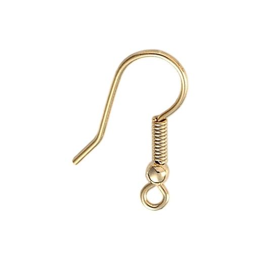[635950000] Fish hook earring 18x17mm.