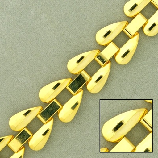 [523340000] Cartier brass chain width 12,2mm