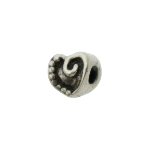 [126760000] Heart spacer 11x11mm. Hole Ø 4mm.