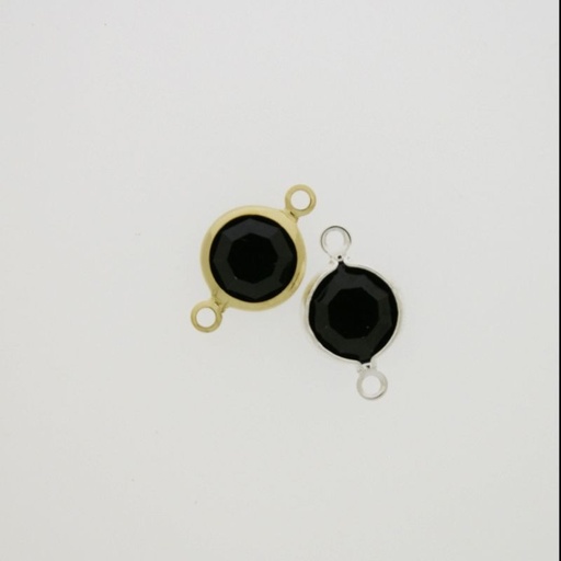 [750190200] Round strass diam. 8mm black colour. Length 15mm