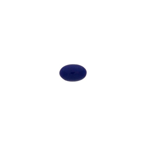 [750070300] Stone oval cabochon 4x6mm flat base sapphire colour