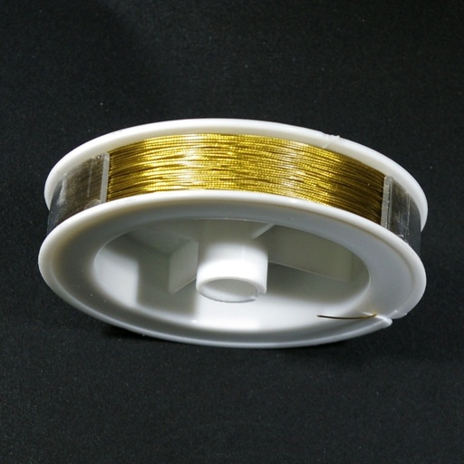 [539380400] Cable de acero Ø 0,45mm dorado