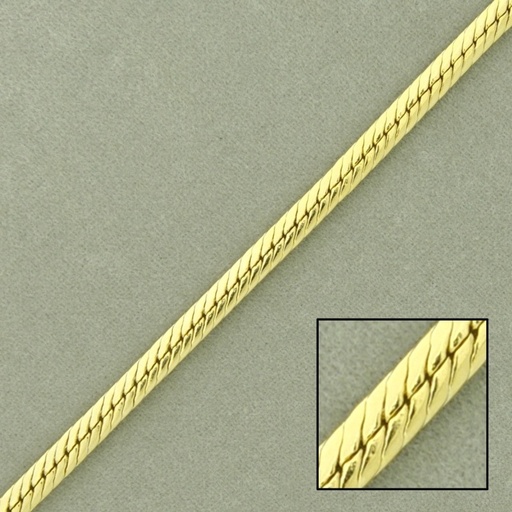 [526620000] Cadena de latón barbada laminada ancho 3,1mm