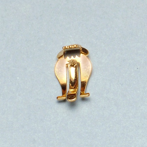 [636600000] Toothed earclip 21x10mm 