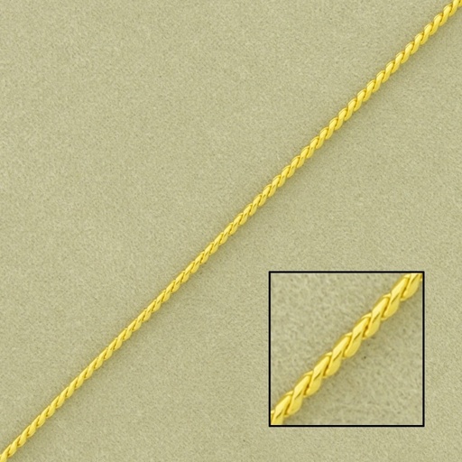 [520690000] Cadena de latón egipcia ancho Ø 0,8mm