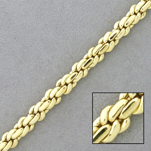 [526900000] Flat brass chain width 6,6mm