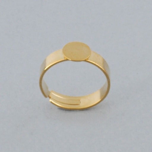 [117160800] Adjustable ring with Ø 8mm flat base